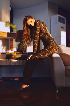 h-era lace jumpsuit